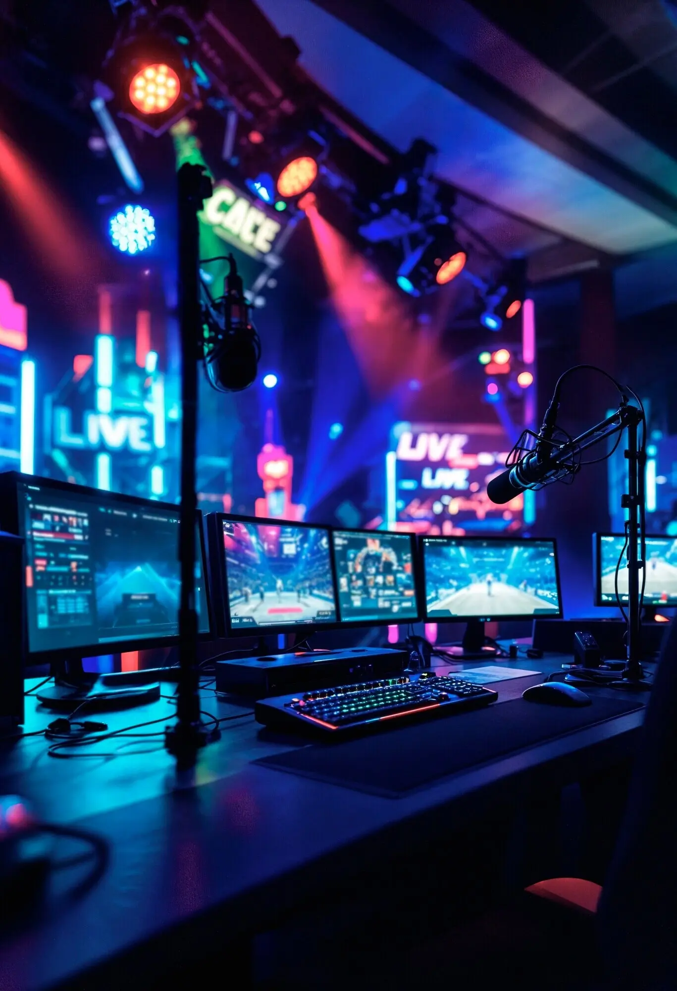 Пожалуйста, отправьте исходный текст описания «Epic gaming setup», чтобы я мог перефразировать его на русском.